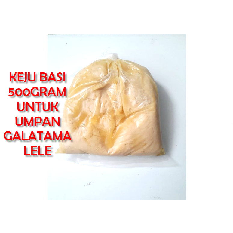 Umpan Keju Kuning Basi untuk Galatama Lele 500gram