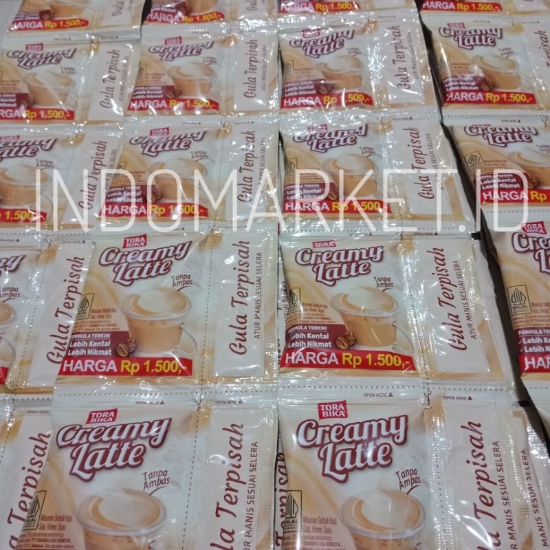 

INDOMARKET.ID / Torabika Creamy latte tanpa ampas 25g isi 10/Torabika renteng/Creamy latte renteng/Torabika