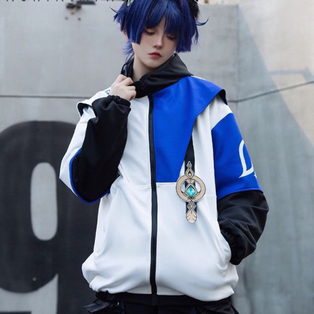 Wanderer Genshin Impact Cosplay Jaket Cosplayer Jacket Genshinimpact Anime Games Unisex Wanita Mante