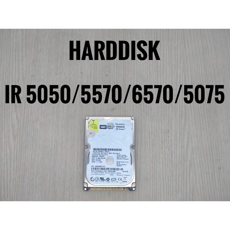 HARDDISK IR 5050/6570/5075