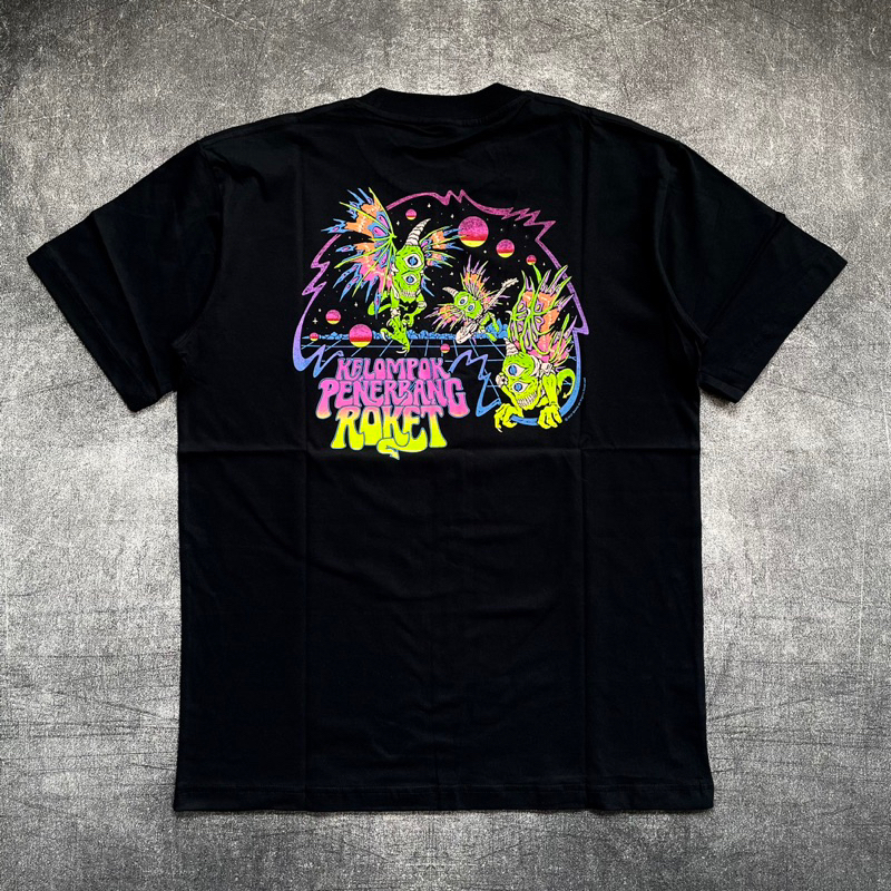 Ready Stock - Tshirt KELOMPOK PENERBANG ROKET - ELECTRIC MOON Official Merchandise