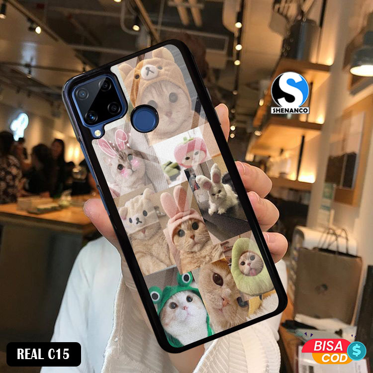Case Realme C15 C21 Terbaru Fashion Case Gambar Motif Aesthetic Kucing Lucu Casing Hp Case Murah Har