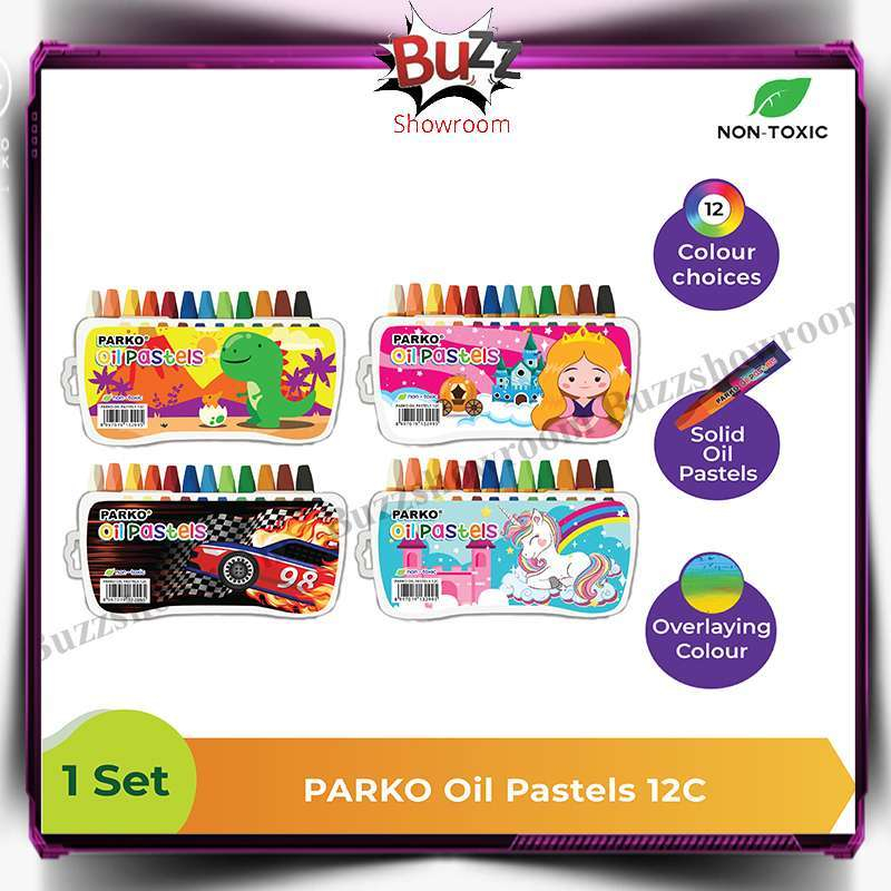 

CRAYON OIL PASTEL 12 WARNA GREEBEL PARKO