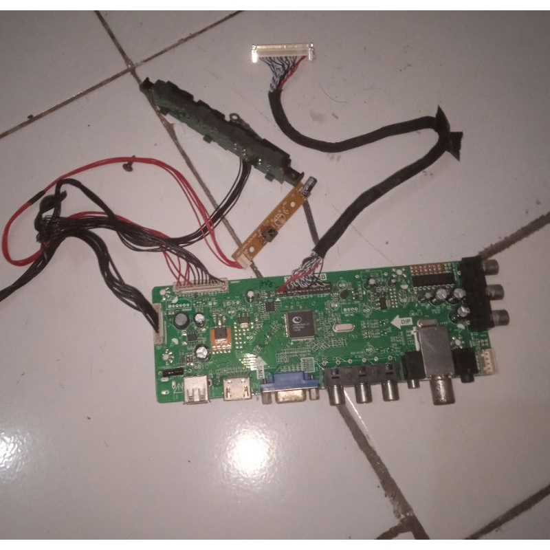 mb tv lcd changhong 22 inchi second normal