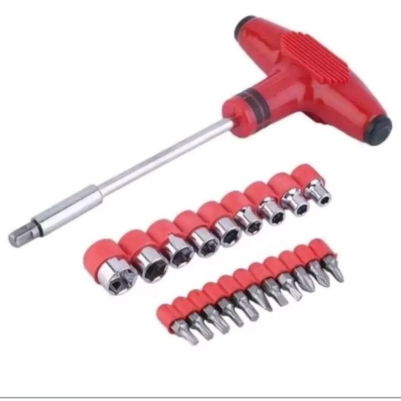 obeng t set screwdrive/shock 24pcs