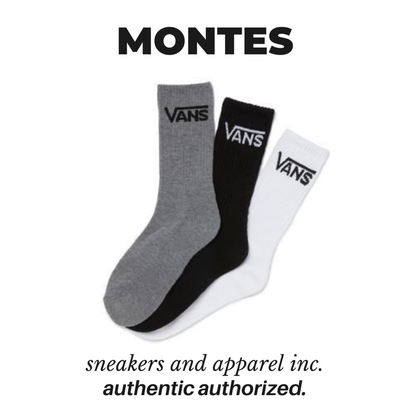 PROMO MURAH VANS SOCK | KAOS KAKI VANS ORIGINAL PUTIH HITAM ABU