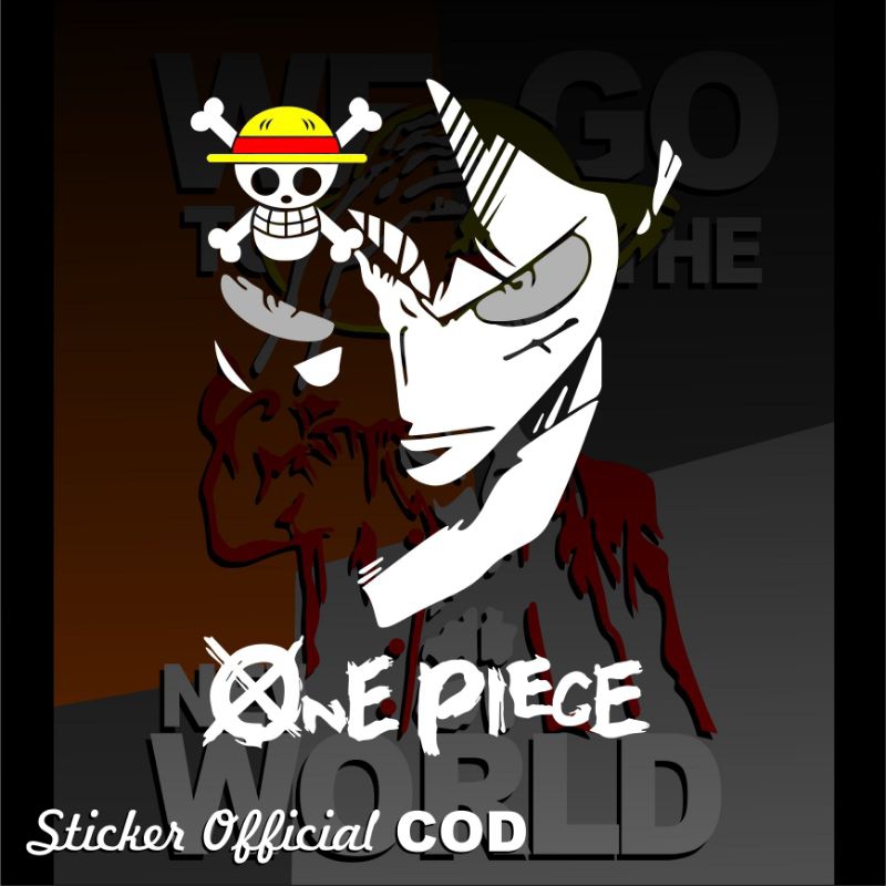 

sticker #59, one piece 2, 3 warna