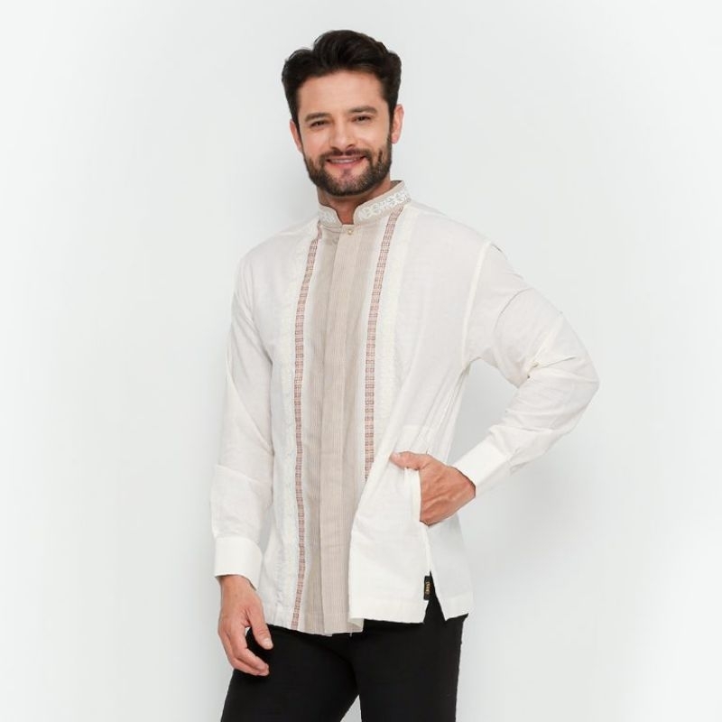 BAJU KOKO MUSLIM BAMUS BHS SIGNATURE WARNA CREAM 02 ORIGINAL