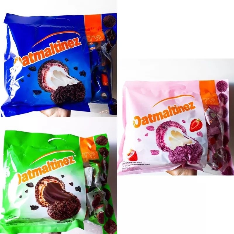 

TYL Oatmaltinez Wafer biscuit ball chocolate crumb BESAR 300 gram