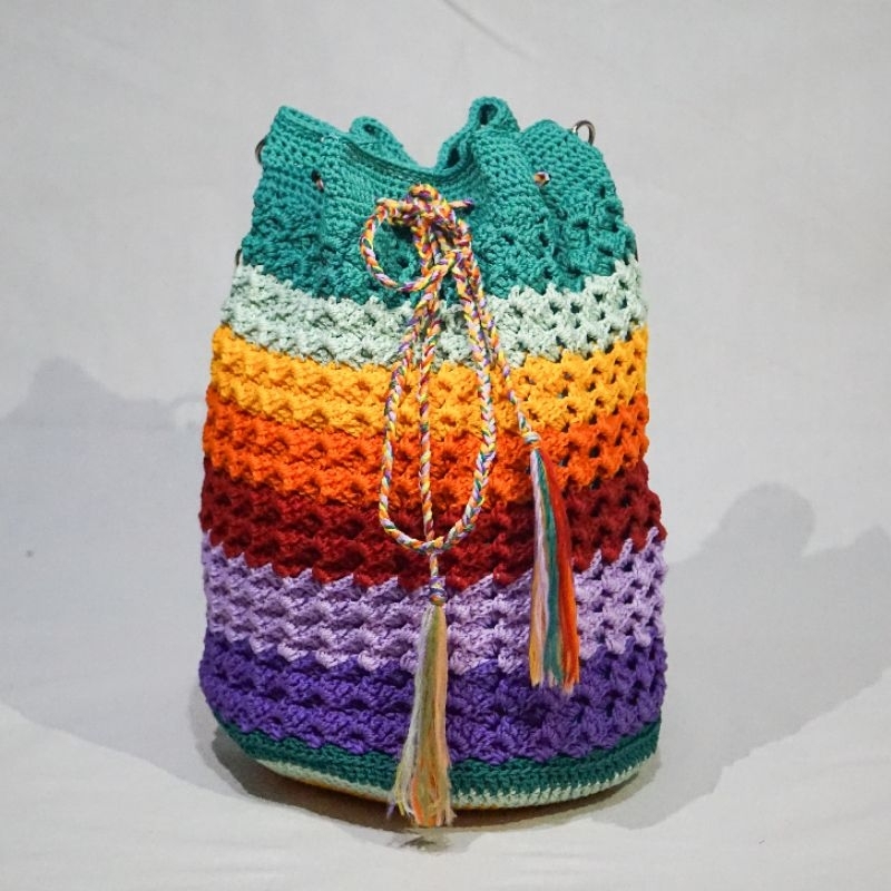 Tas Slempang motif Prada