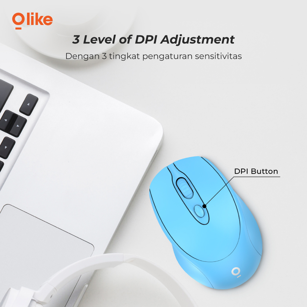 TERMURAH Olike Mouse Wireless M3 M4 2.4GHz Optical