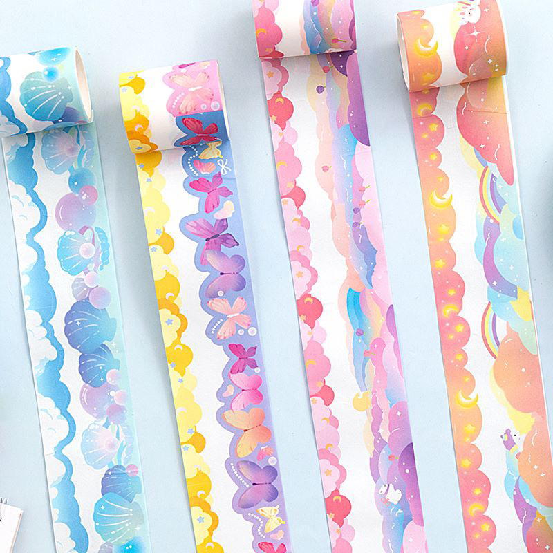 

12In1 Washi Tape Stiker Pinggiran Buku Hiasan Jurnal Sticker Washi Box Murah