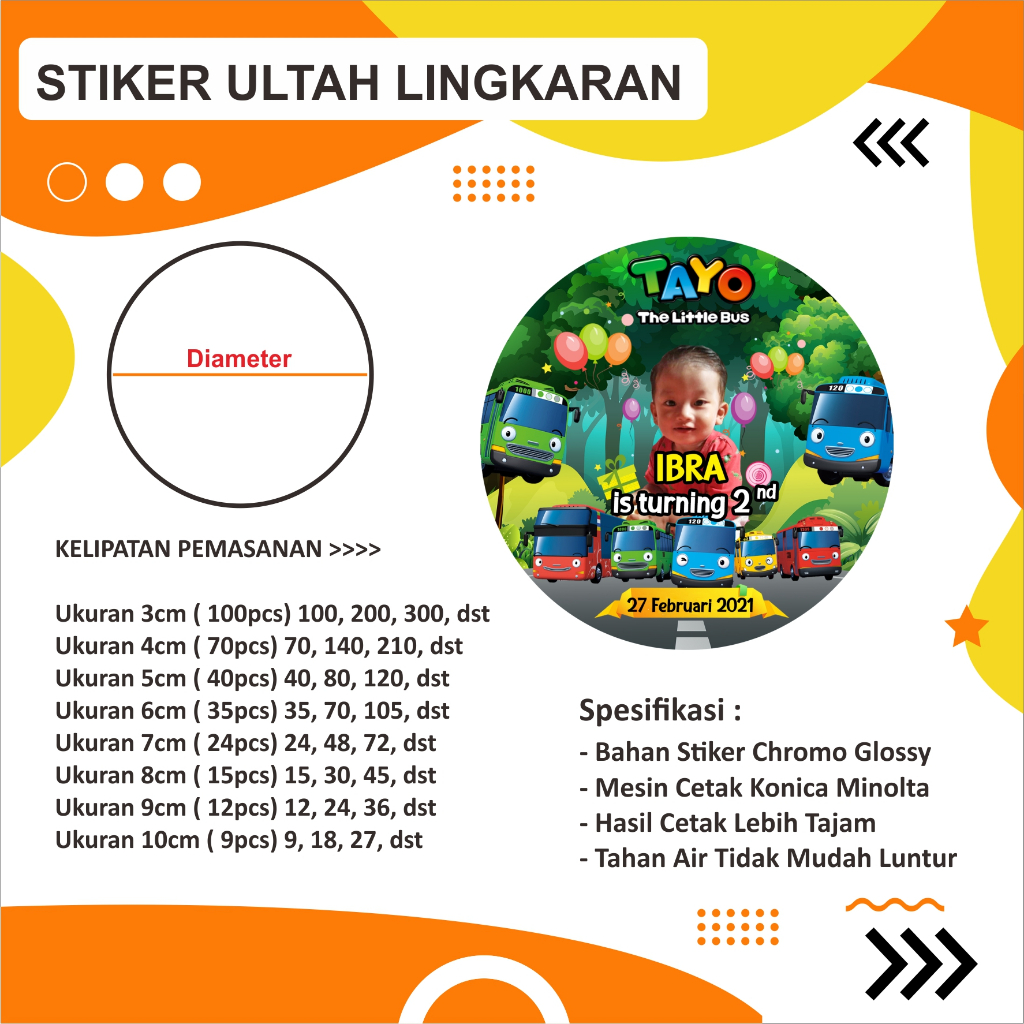 

Stiker Lingkaran Ultah / Aqiqah