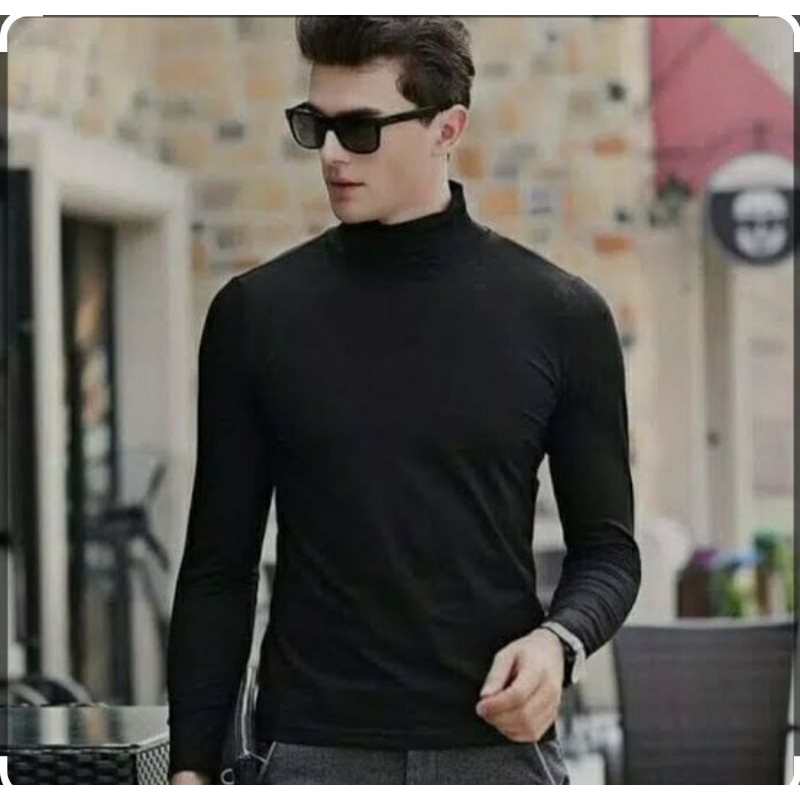 Manset Pria / Manset Lengan Panjang / Baselayer / Manset Kerah Tinggi / Manset Pria Lengan Panjang /