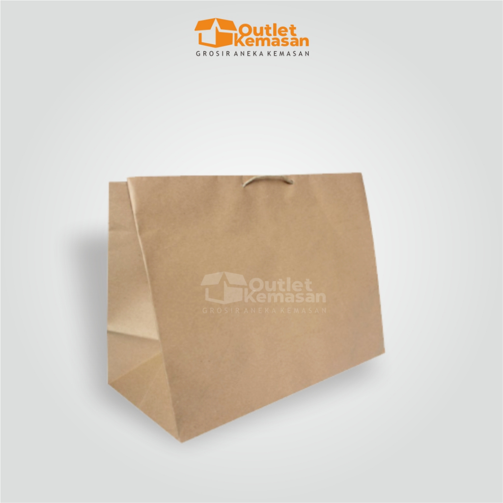 

[Min Order 5 Pcs] Paperbag 36,5x17,5x27 | Paperbag Coklat | Paperbag Kraft | Paperbag Tali