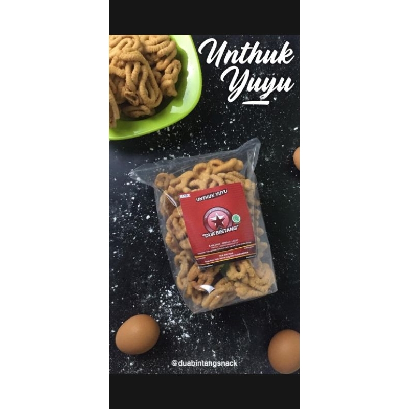 

dua bintang UNTHUK YUYU cemilan jajanan tradisional snack 250gr