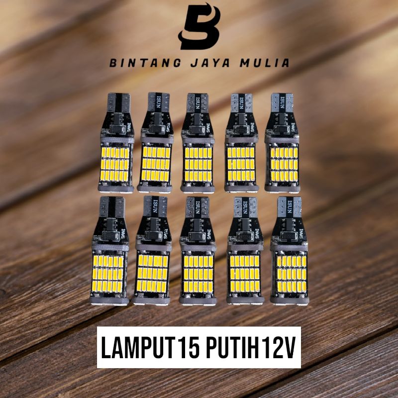 Lampu LED T15 45 Mata super bright - senja sein mundur