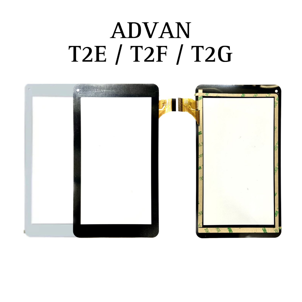 ToucsrenTab Advan T2E T2F advance tablet ts  hitam putih