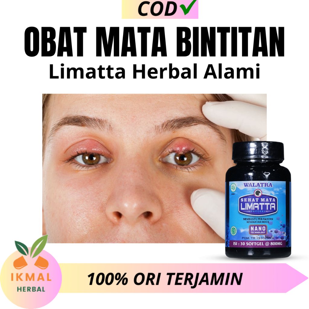 Obat Herbal Membantu Mengatasi Mata Bintitan Limatta Walatra Original Herbal Isi 30 SoftGel