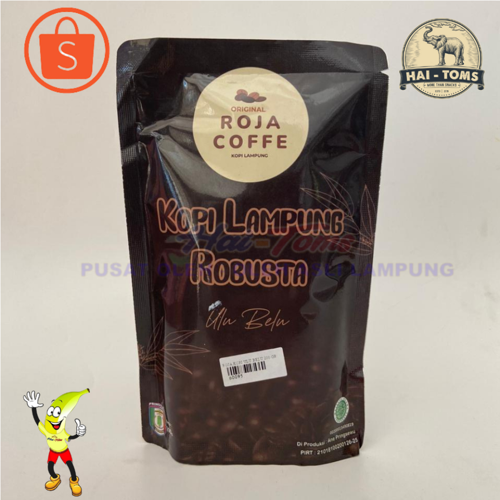 

Roja Kopi Lampung Robusta (ulubelu, petik merah, lanang) 200gram