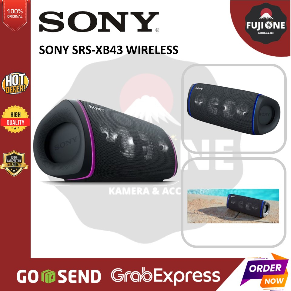 SONY SRS-XB43 WIRELESS Extra Bass Portable Bluetooth Speaker