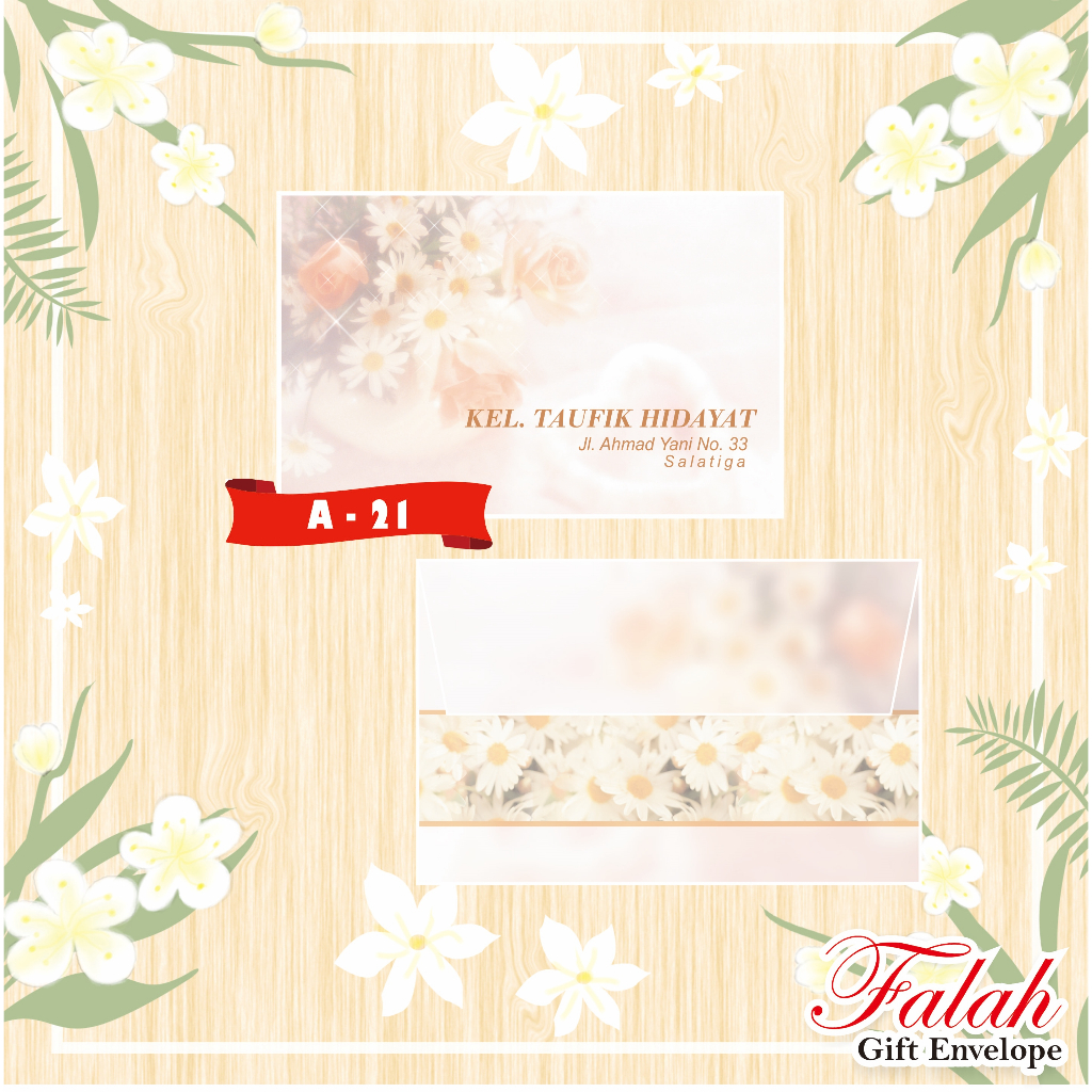 

Amplop Falah Motif A-21 Isi 50 Lembar Tanpa Cetak Tulisan