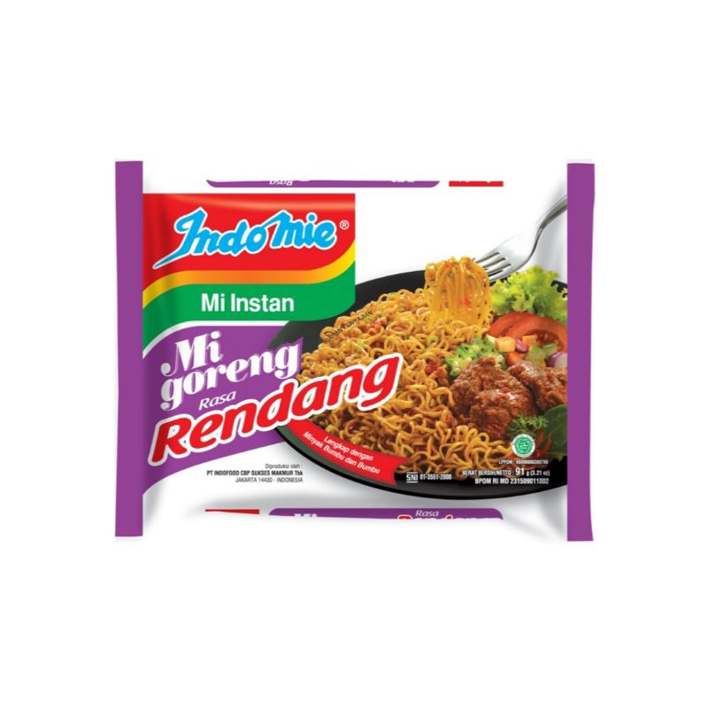 

indomie goreng rendang 91 gr