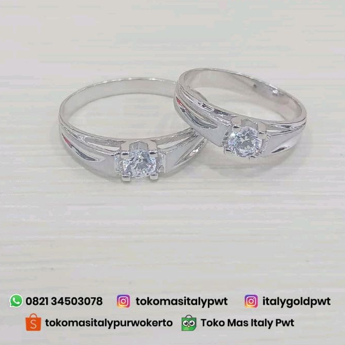 cincin emas tua asli couple 75