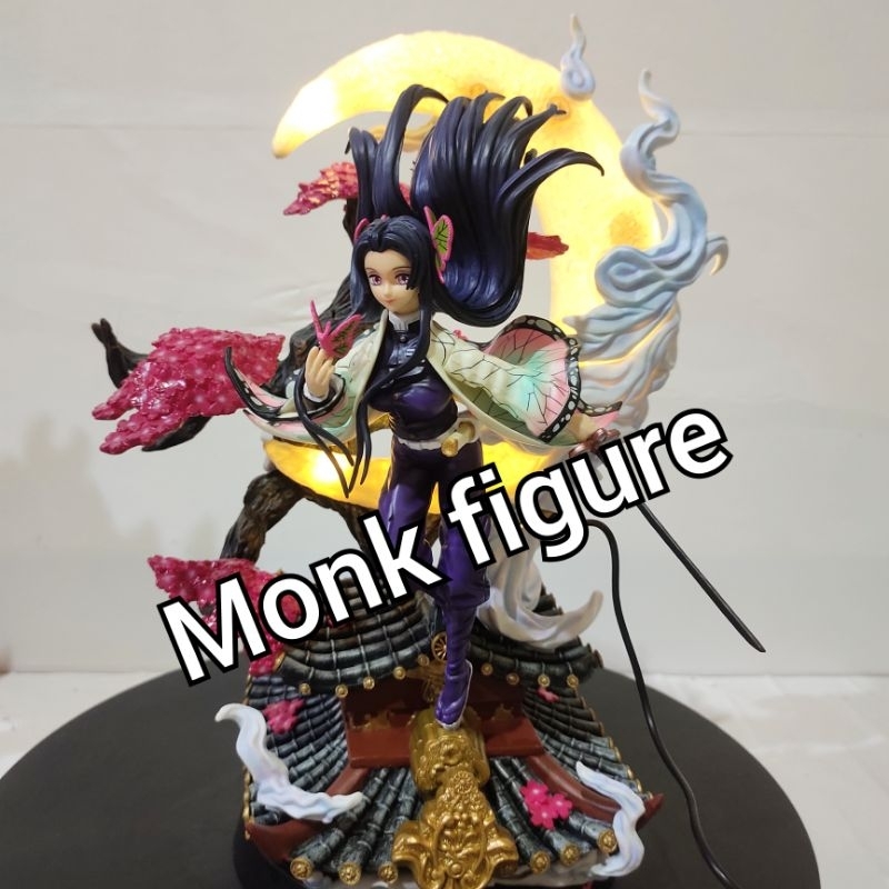 Statue Demon Slayer Kanae Kochou Magic Cube Design With Led