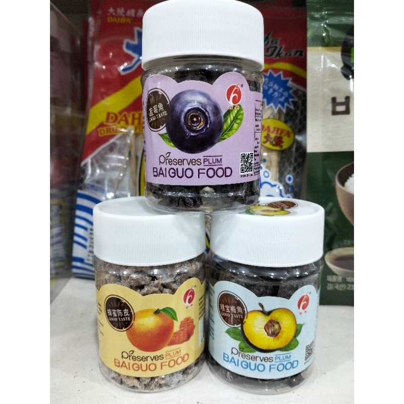 

baiguo food manisan buah 90g impor china