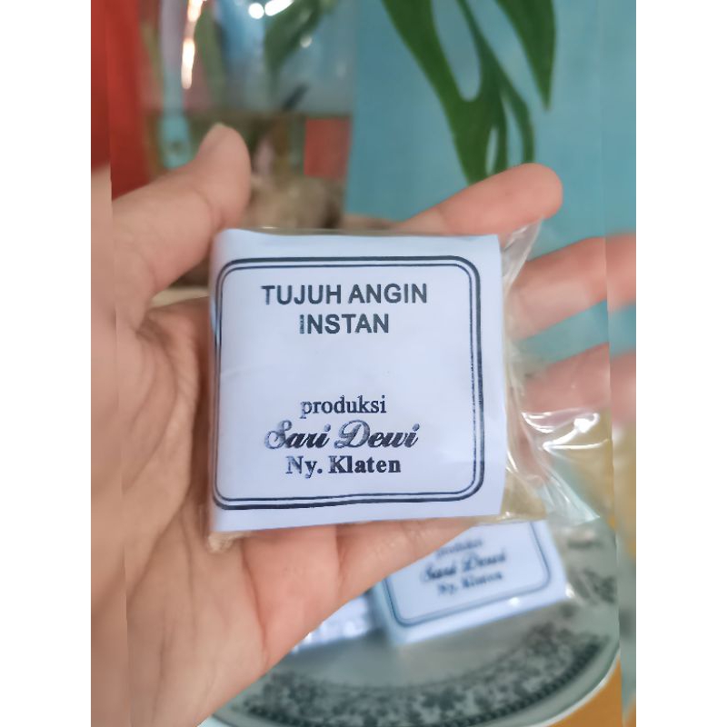 

JAMU INSTAN TUJUH MASUK ANGIN TRADISIONAL NY.KLATEN