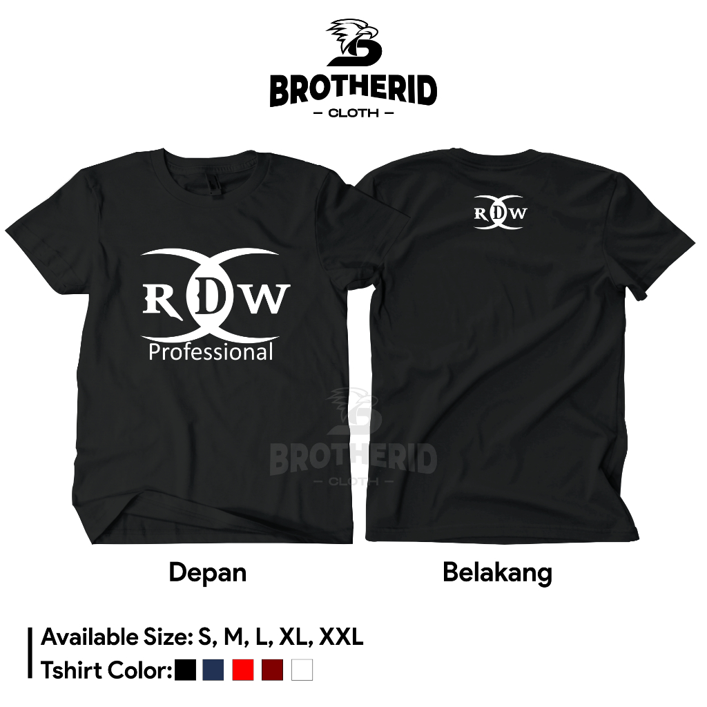 Kaos RDW Professional Audio Baju Operator Sound System Profesional Original