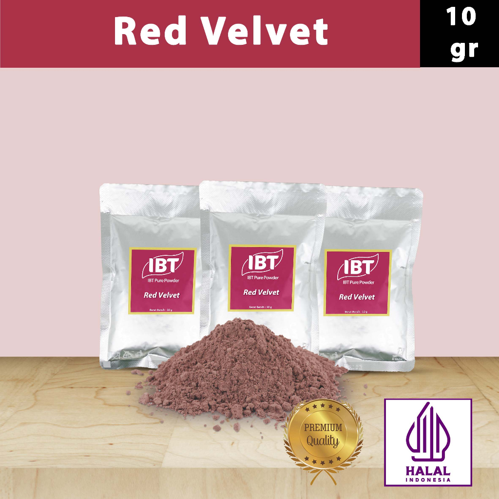 

Pure Red Velvet Powder Impor Taiwan Bubuk Essence Murni Kualitas Bagus Sachet