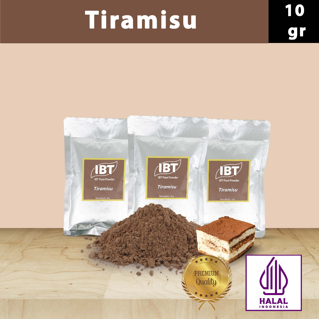 

Pure Tiramisu Powder Impor Taiwan Bubuk Essence Murni Kualitas Bagus Sachet