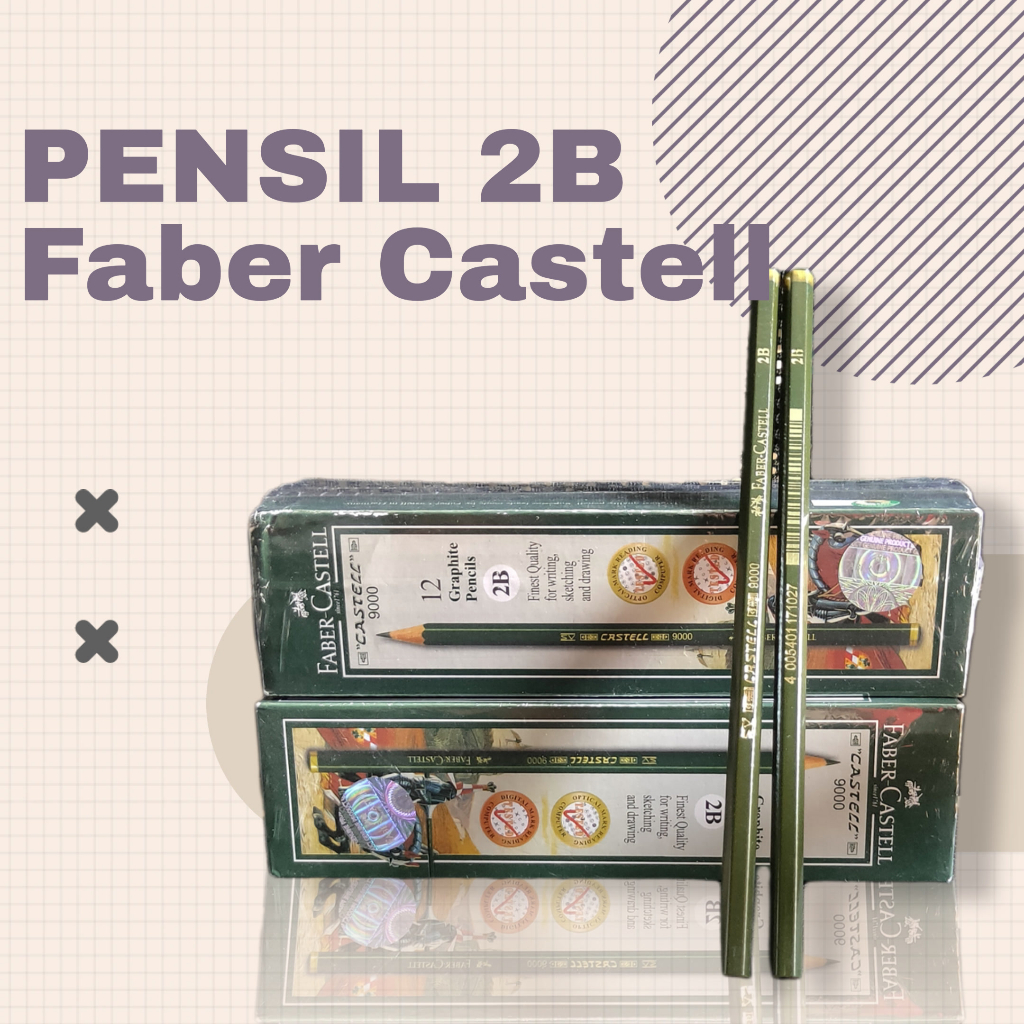 

Pensil 2B Faber Castell 9000
