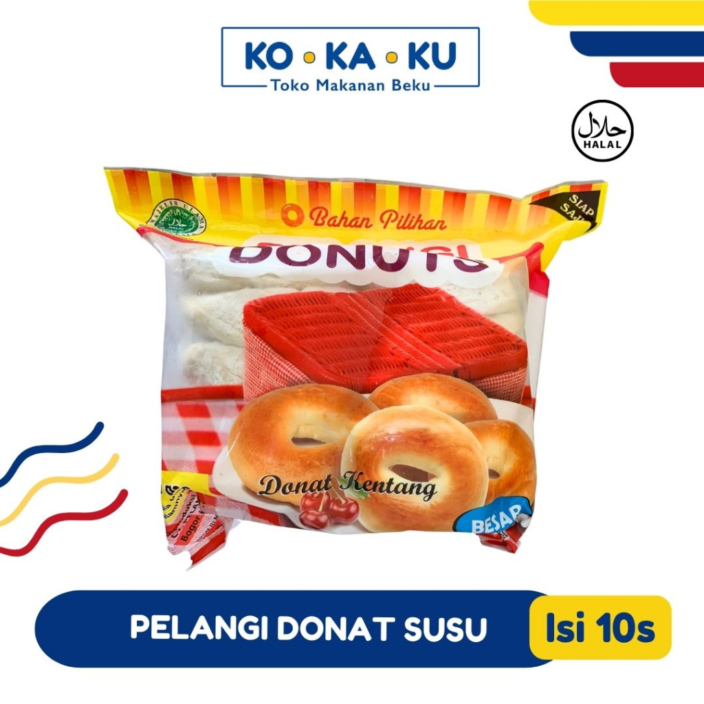 

Pelangi Donat Besar Isi 10