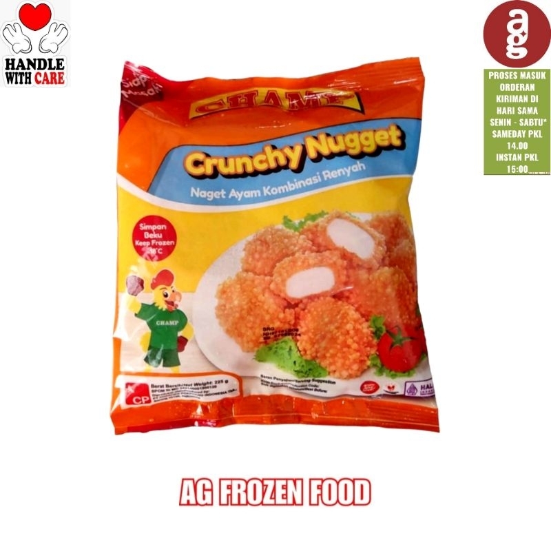 

Champ Nugget Ayam Crunchy 225 Gram