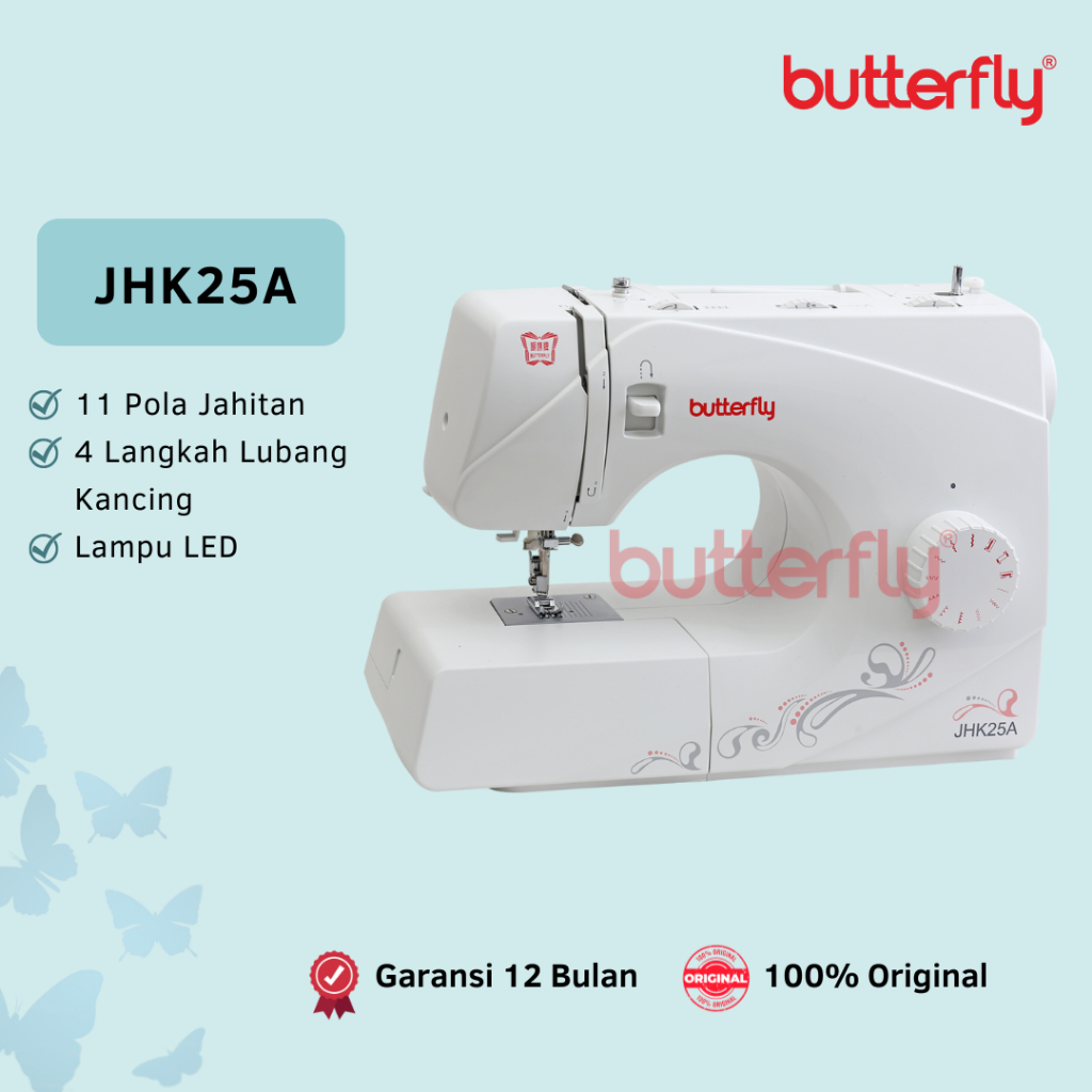 Mesin Jahit Portable BUTTERFLY JHK 25 A