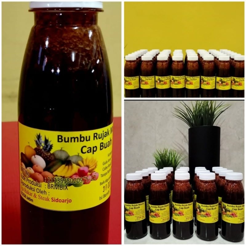 

bumbu rujak manis rasa bawang putih 450 ml