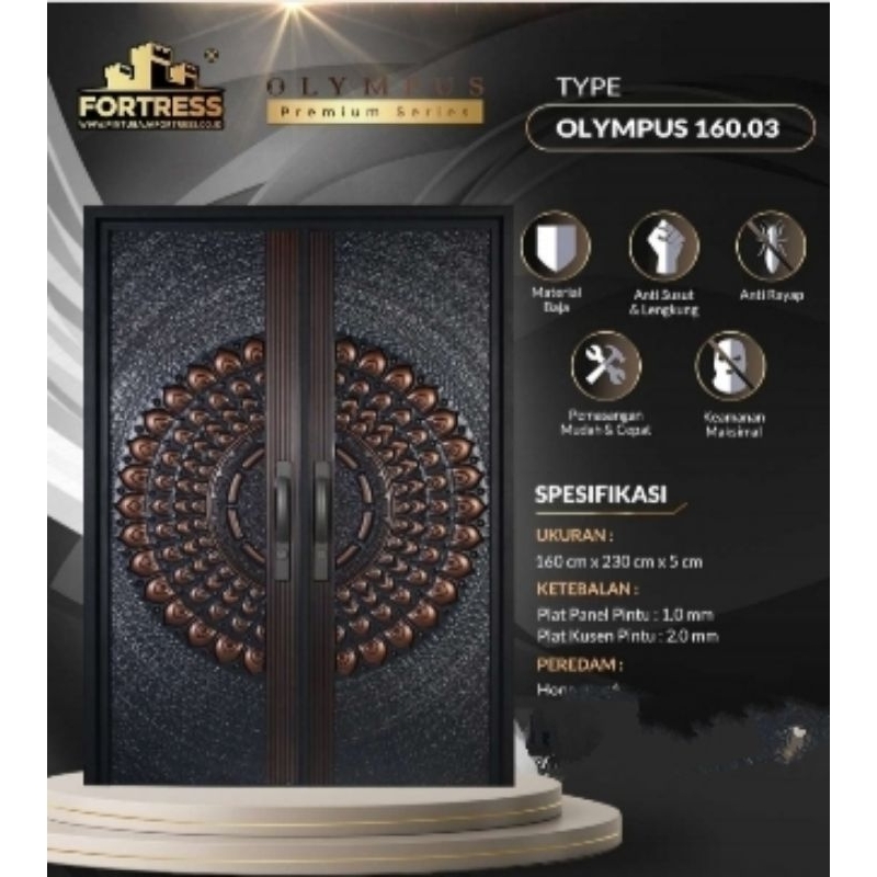 pintu baja OLYMPUS (KAKEK ZEUS)