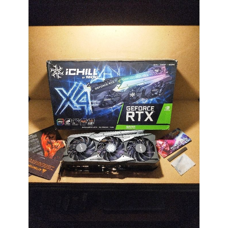 Rtx 3070 inno3D ichill X4 8gb ddr6 4 fan fullset dusbook