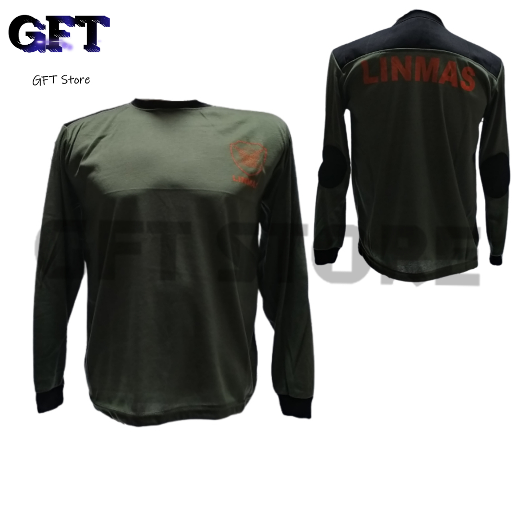 Kaos Linmas Lengan Panjang/Decker Linmas Kualitas Terbaik Terbaru
