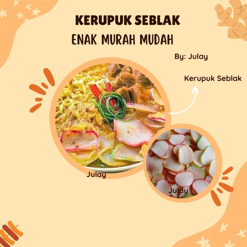 

julay.id kerupuk seblak bawang mentah warna warni 250 gram 1/4 kg murah kerupuk nasi goreng bubur gado gado