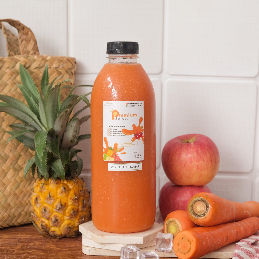 

MAR Pure Carrot Mix Fruits Series - Cold Pressed Juice -Murni100%