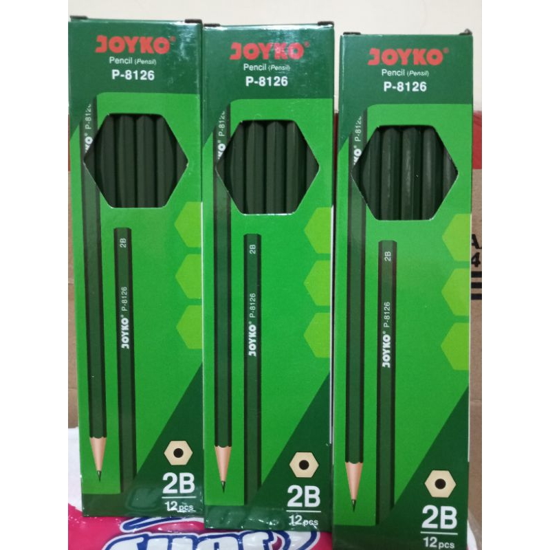 

Joyko pensil 2B isi 12 pcs