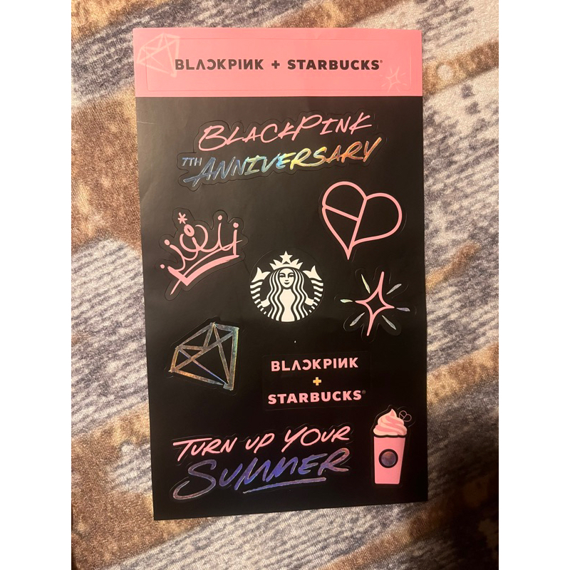 blackpink starbucks sticker