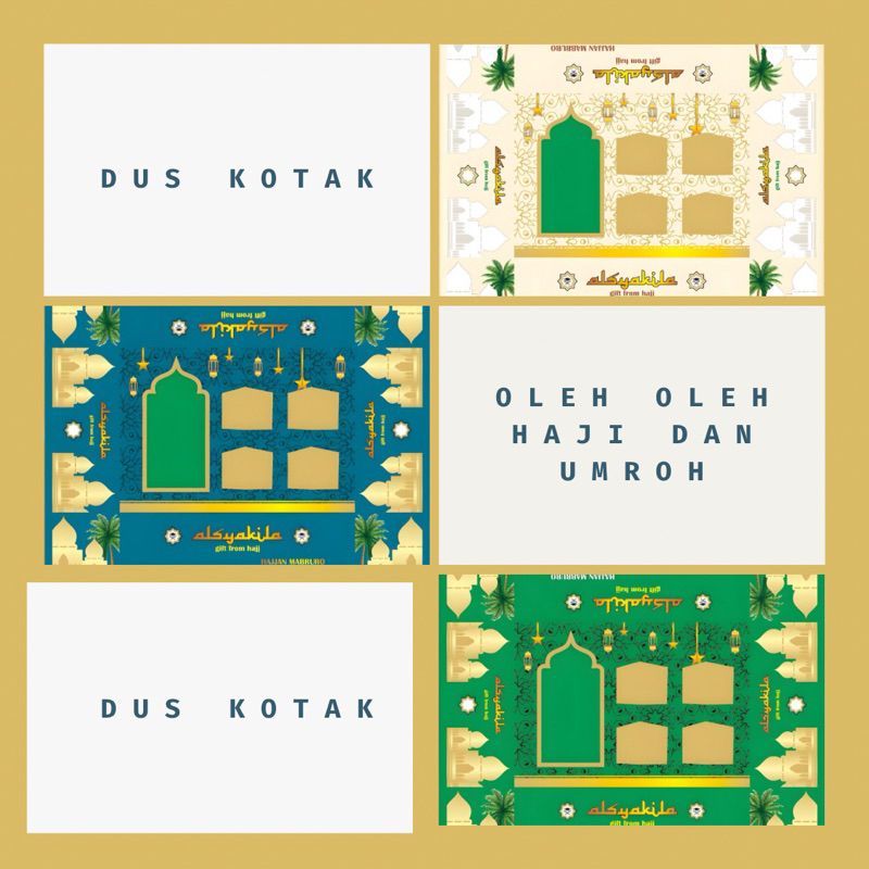 

Dus Kotak Oleh-Oleh Haji & Umroh 1 pack (50pcs)