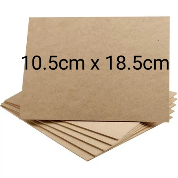 

karton yellow board 10.5cm x 18.5cm tebal 2mm