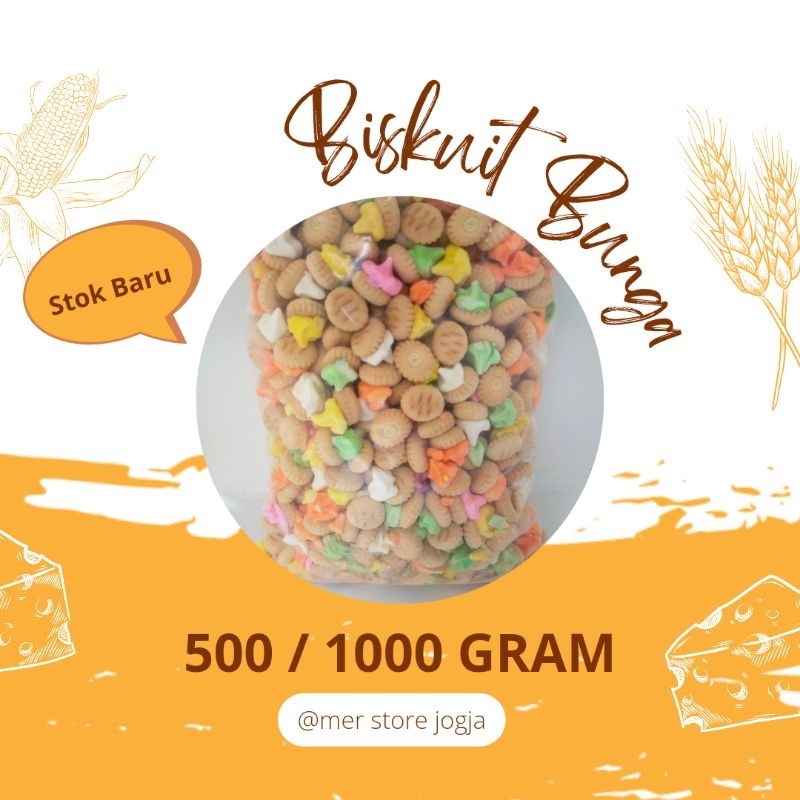 

Gem Bunga atau biskut bunga kiloan/oleholehjogja /merstore