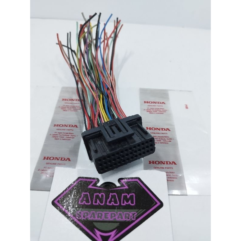 Kabel soket socket ecu ecm acg pin 39 honda beat new led scoopy new k2f genio vario 150 new vario 16